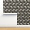 Watercolor Leopard Brown Black Whimsical Safari Chinoiserie Animal Print Custom Removable Wallpaper by Spoonflower Peel & Stick Wallpaper 2FT Wide